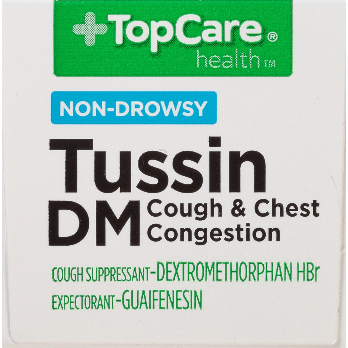 slide 9 of 9, TopCare Sugar Free Tussin DM Cough & Chest Congestion For Adults, 4 fl oz