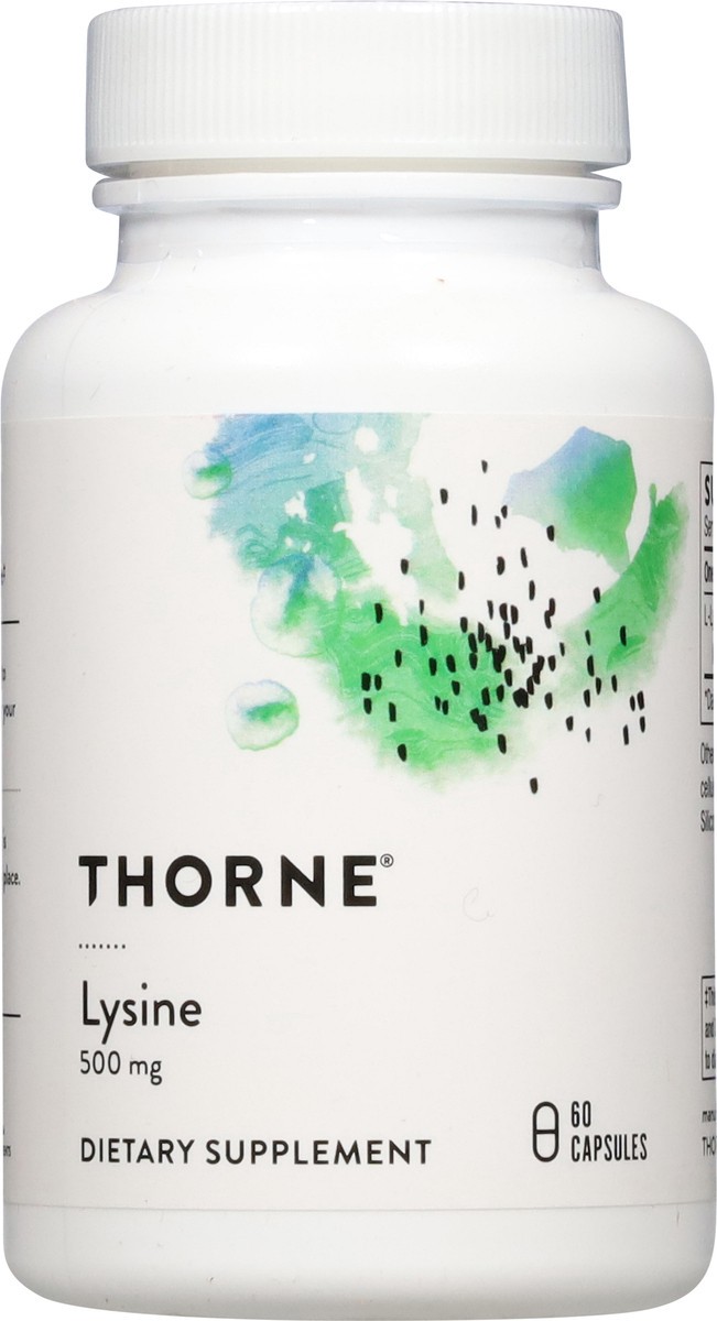 slide 5 of 13, Thorne 500 mg Lysine 60 Capsules, 60 ct