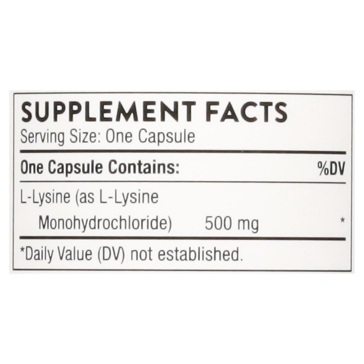 slide 6 of 13, Thorne 500 mg Lysine 60 Capsules, 60 ct