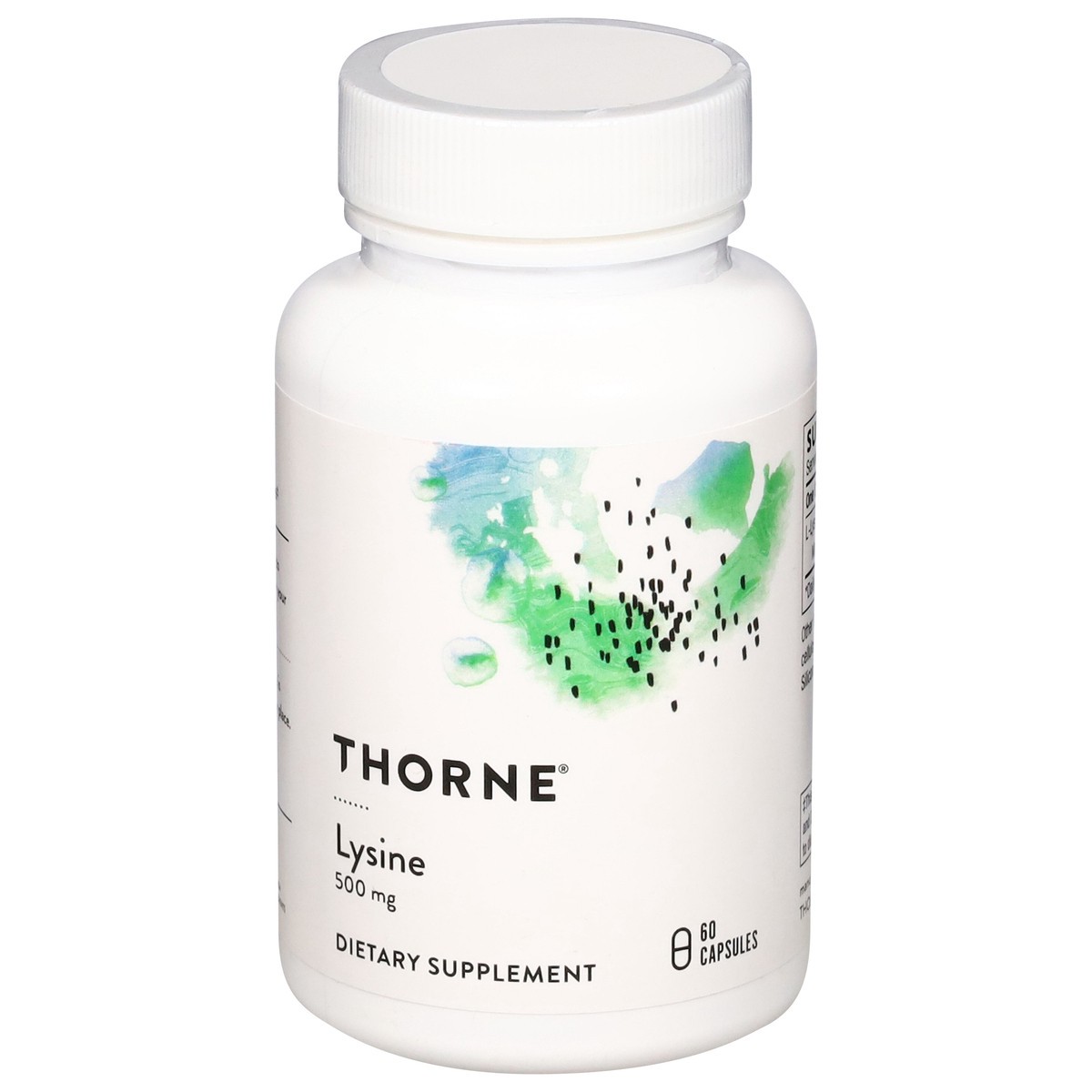 slide 13 of 13, Thorne 500 mg Lysine 60 Capsules, 60 ct