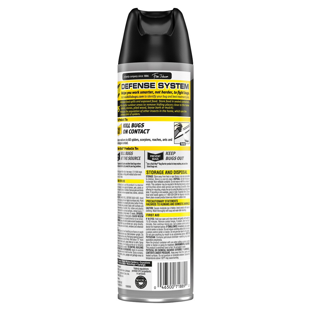 slide 2 of 2, Raid Max Spider & Scorpion Killer, 12 oz