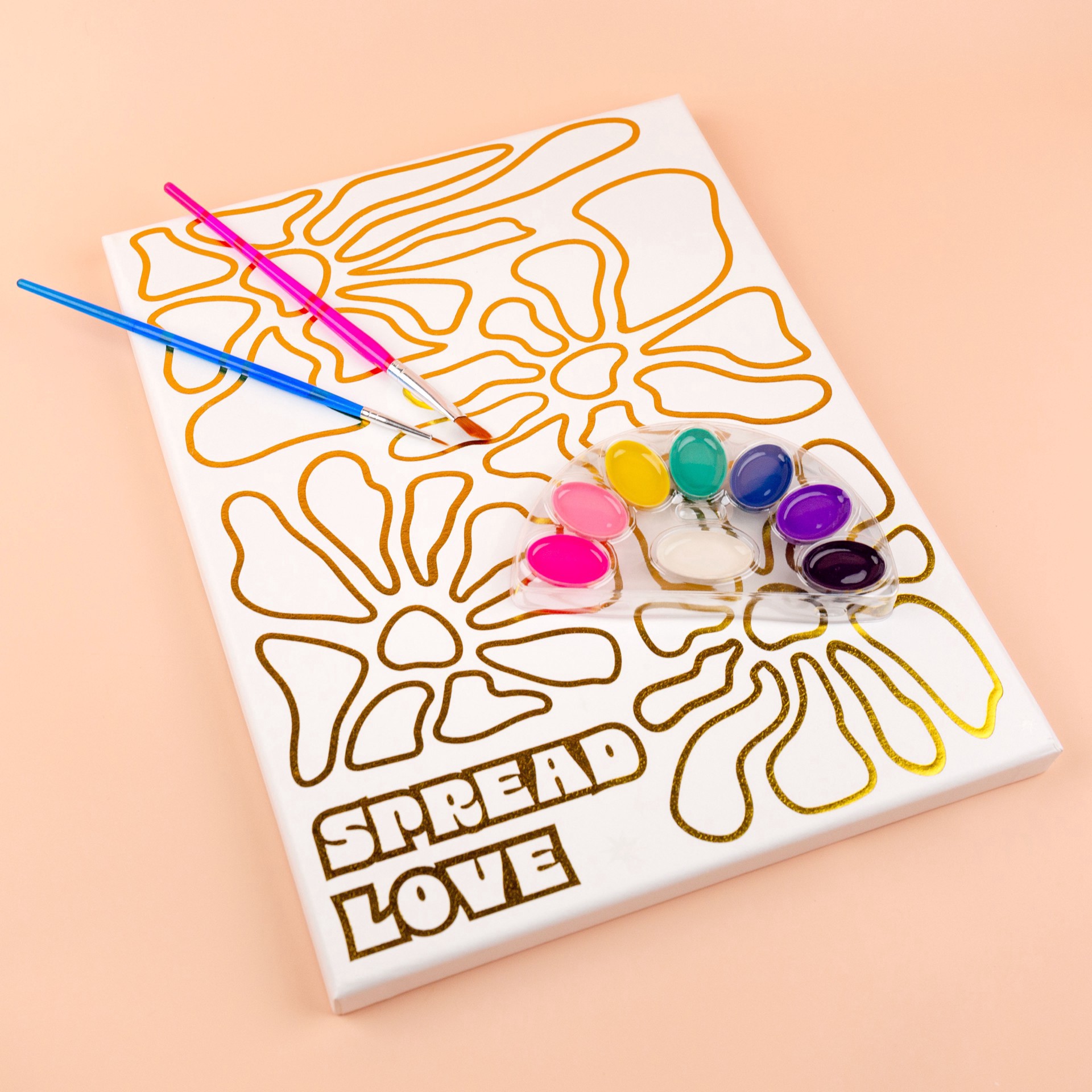 slide 4 of 5, Stmt True2u Flowers Reveal Wall Art, 9.5 in x 12 in