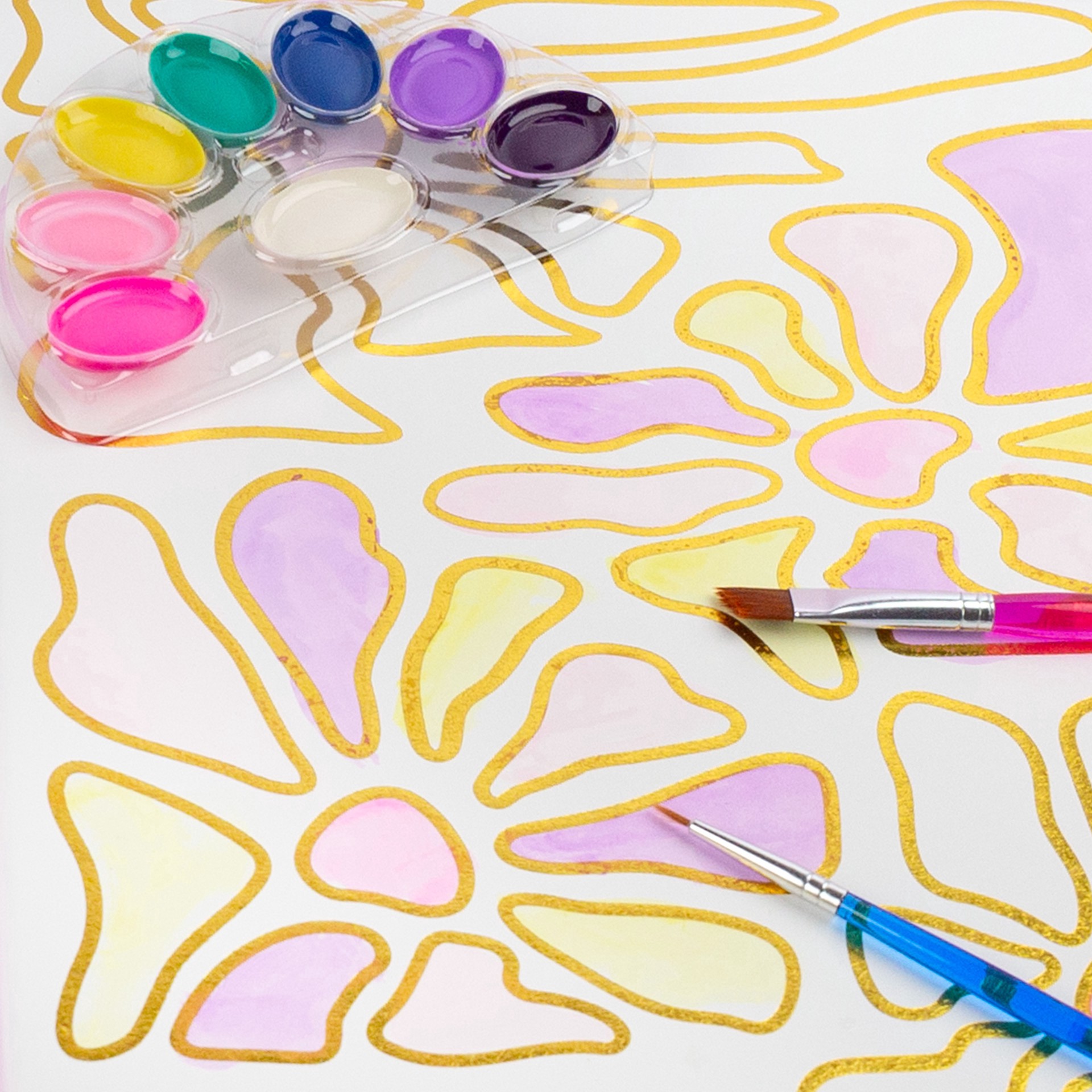 slide 5 of 5, Stmt True2u Flowers Reveal Wall Art, 9.5 in x 12 in