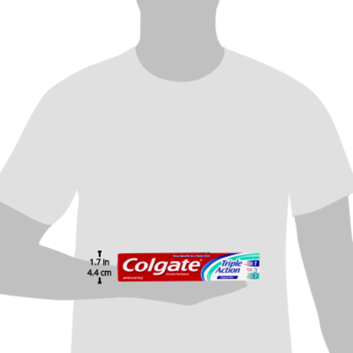 slide 8 of 9, Colgate Triple Action Original Mint Toothpaste, 6.4 oz