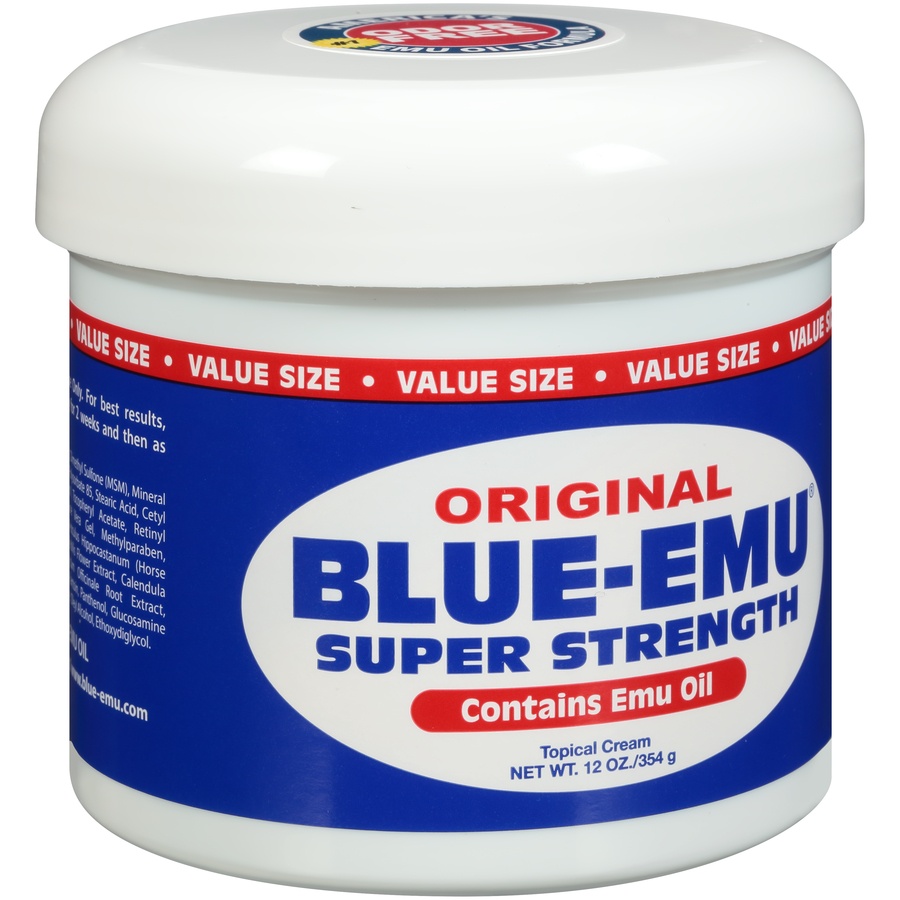 slide 3 of 7, Blue-Emu Original Super Strength Topical Cream, 12 oz