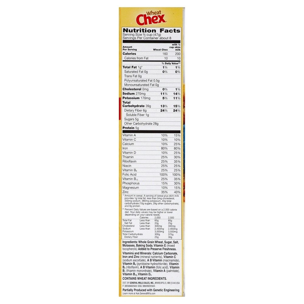 slide 4 of 4, Chex Wheat Breakfast Cereal - 14oz - General Mills, 14 oz