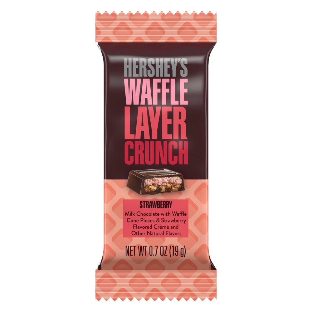 slide 4 of 7, Hershey's Waffle Strawberry Layer Crunch Wrapped Bars, 9 ct