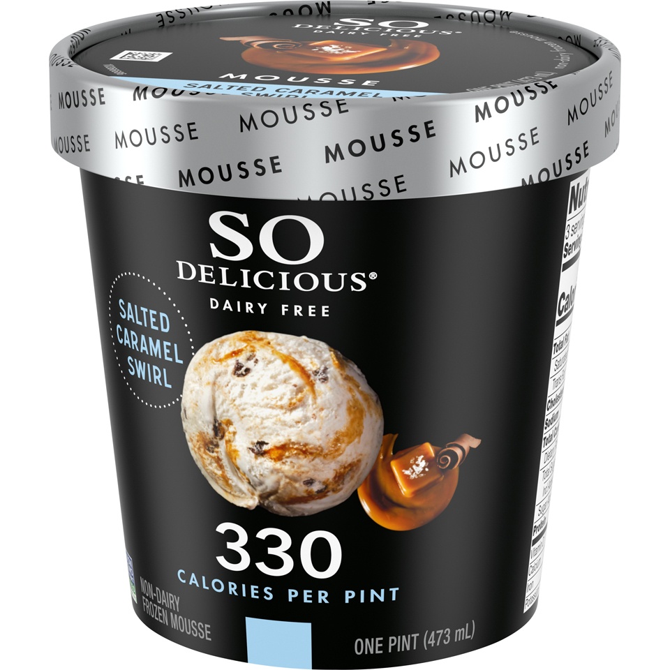 So Delicious Dairy Free Salted Caramel Swirl Frozen Mousse 16 Fl Oz Shipt