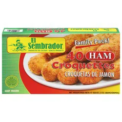 El Sembrador Family Pack Ham Croquettes 40 ea