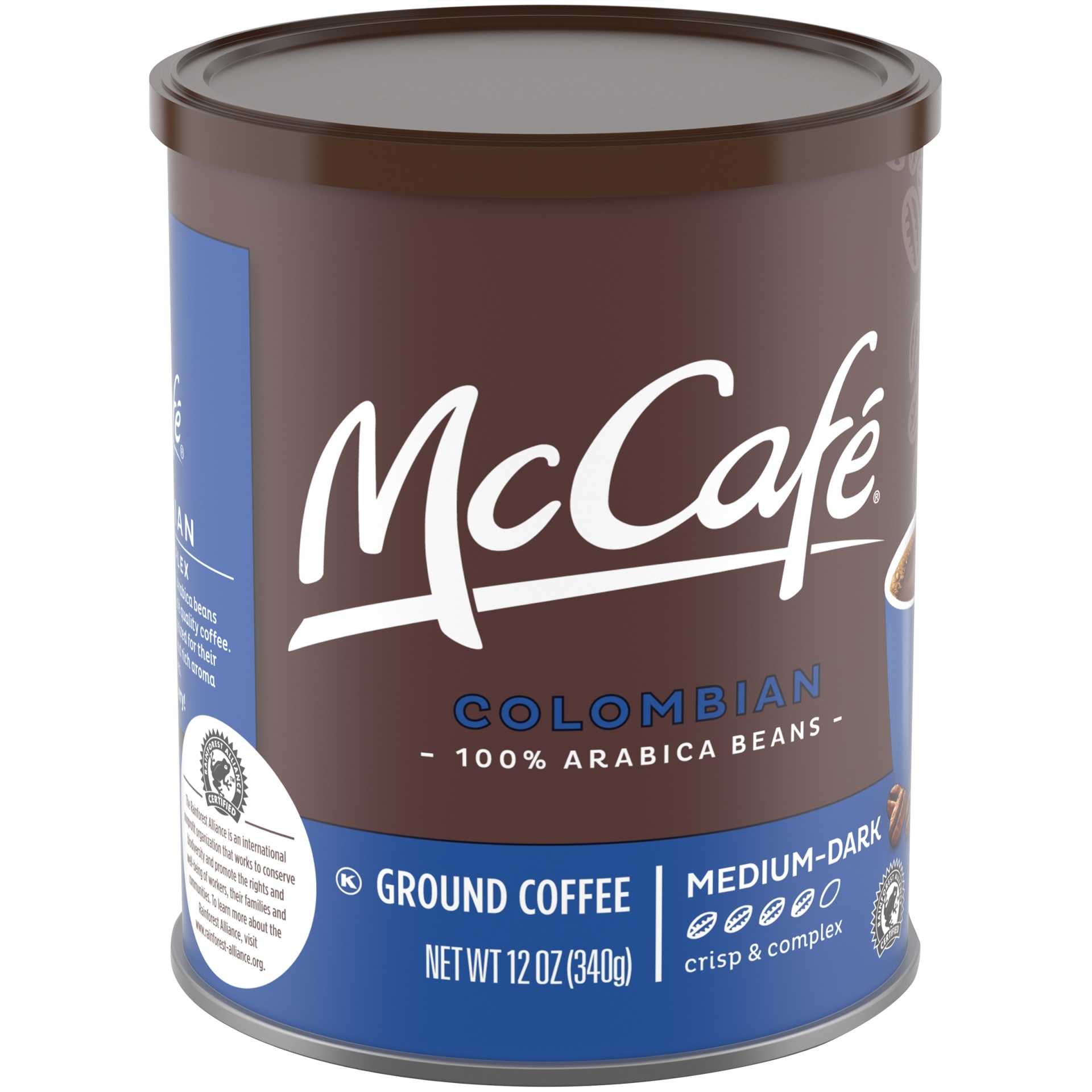 slide 4 of 8, McCafé Colombian Ground Coffee Canister, 12 oz