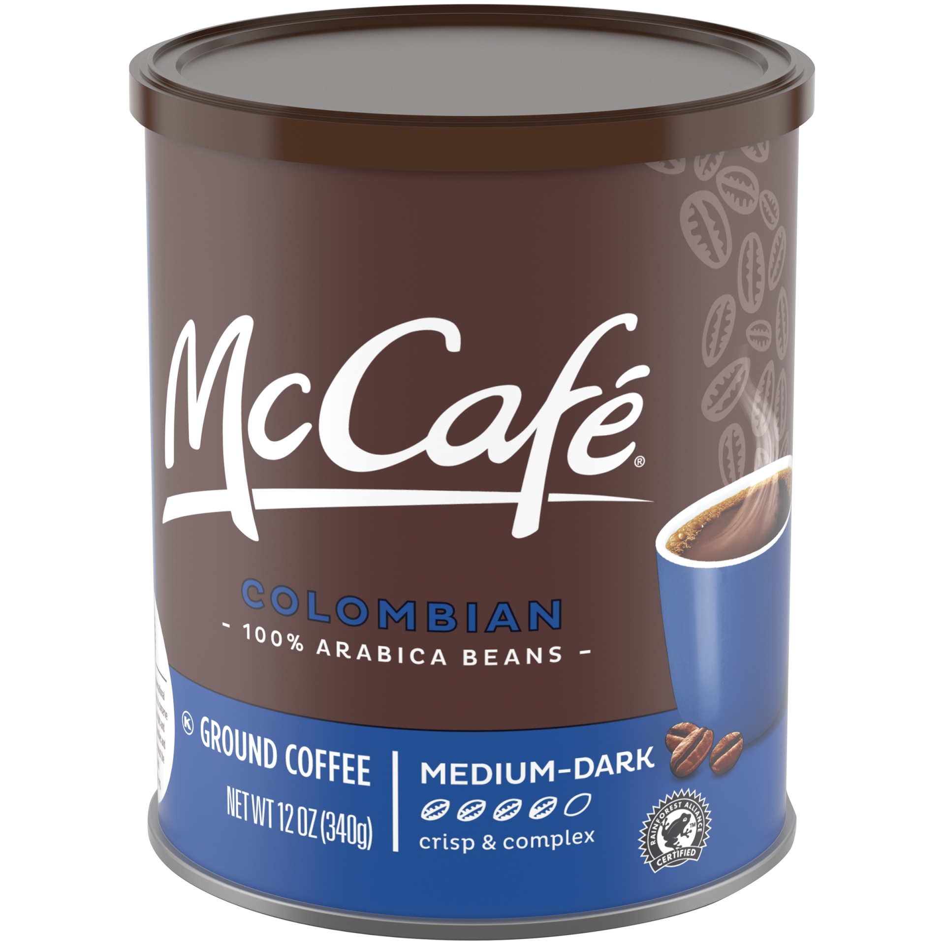 slide 5 of 8, McCafé Colombian Ground Coffee Canister, 12 oz