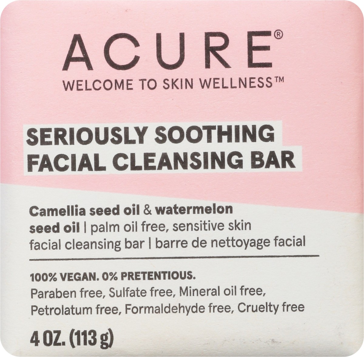 slide 9 of 9, ACURE Seriously Soothing Facial Cleansing Bar 4 oz, 1 ct