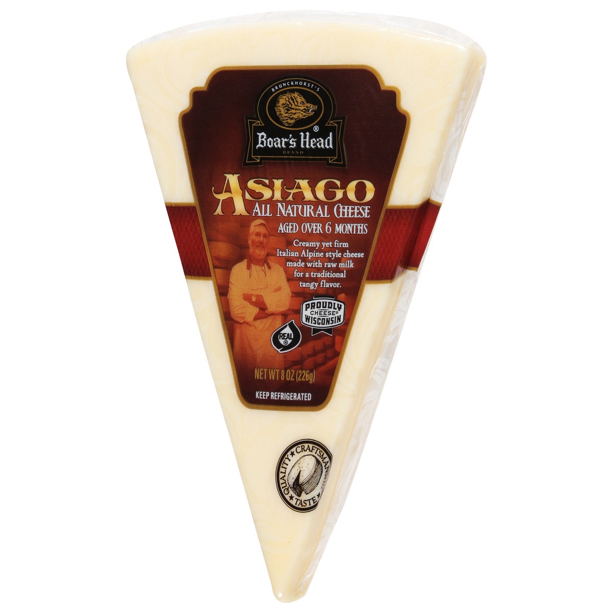 slide 11 of 13, Boar's Head Asiago Cheese, 8 oz