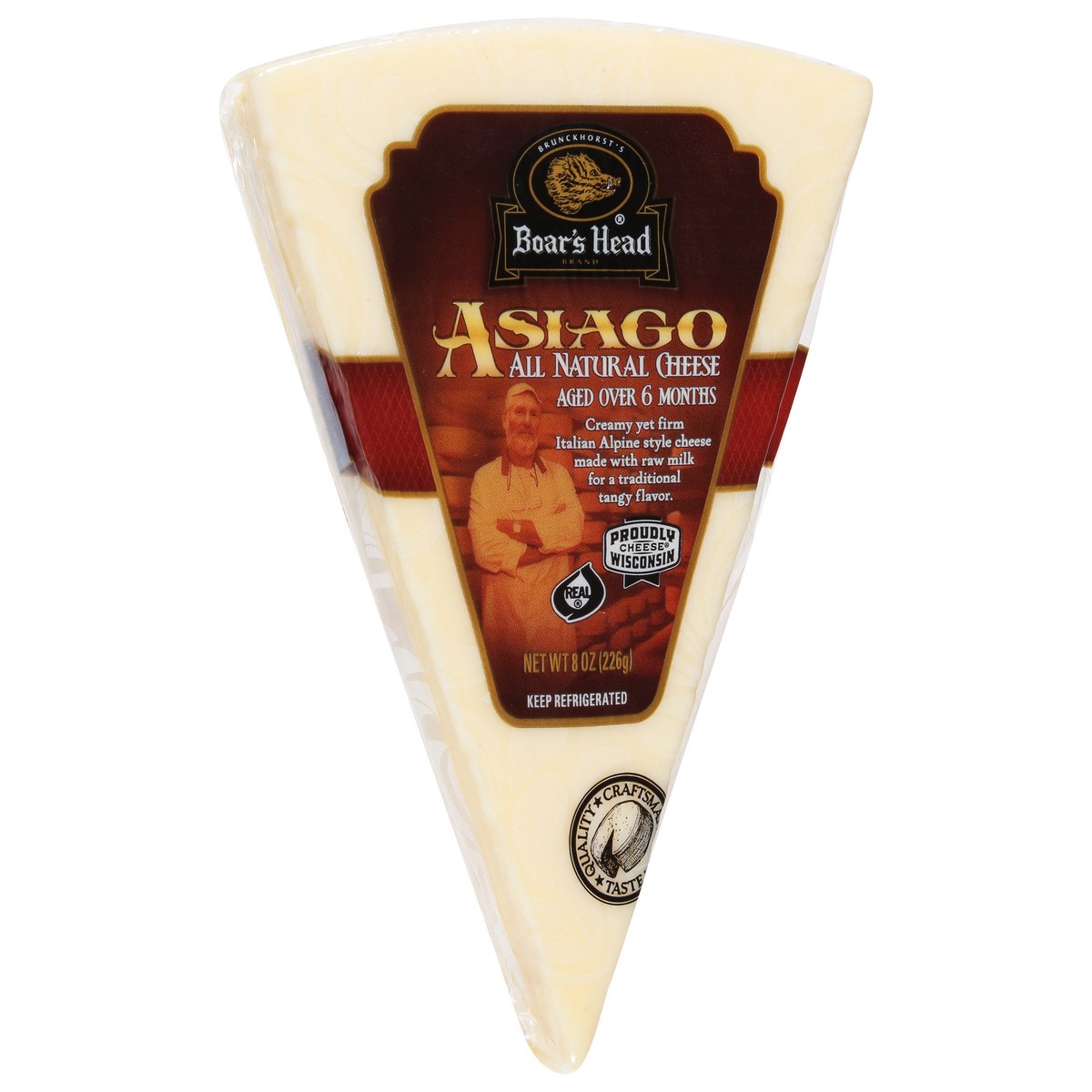 slide 6 of 13, Boar's Head Asiago Cheese, 8 oz