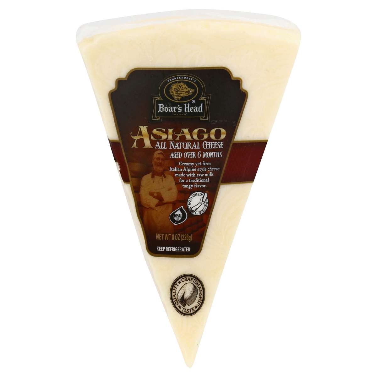 slide 1 of 9, Boar's Head Asiago Cheese, 8 oz