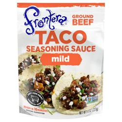Frontera Mild Ground Beef Seasoning Taco Sauce, 8 oz.