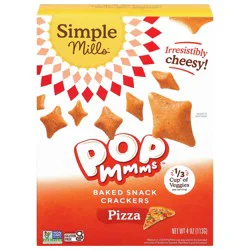 Simple Mills Pop Mmms Baked Pizza Snack Crackers 4 oz