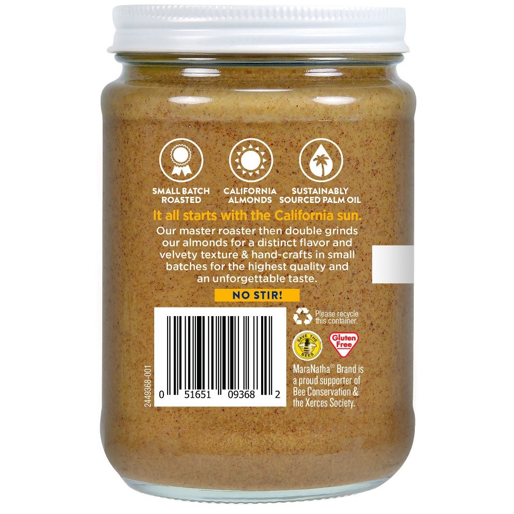 slide 2 of 3, MaraNatha Creamy Almond Butter, 12 oz