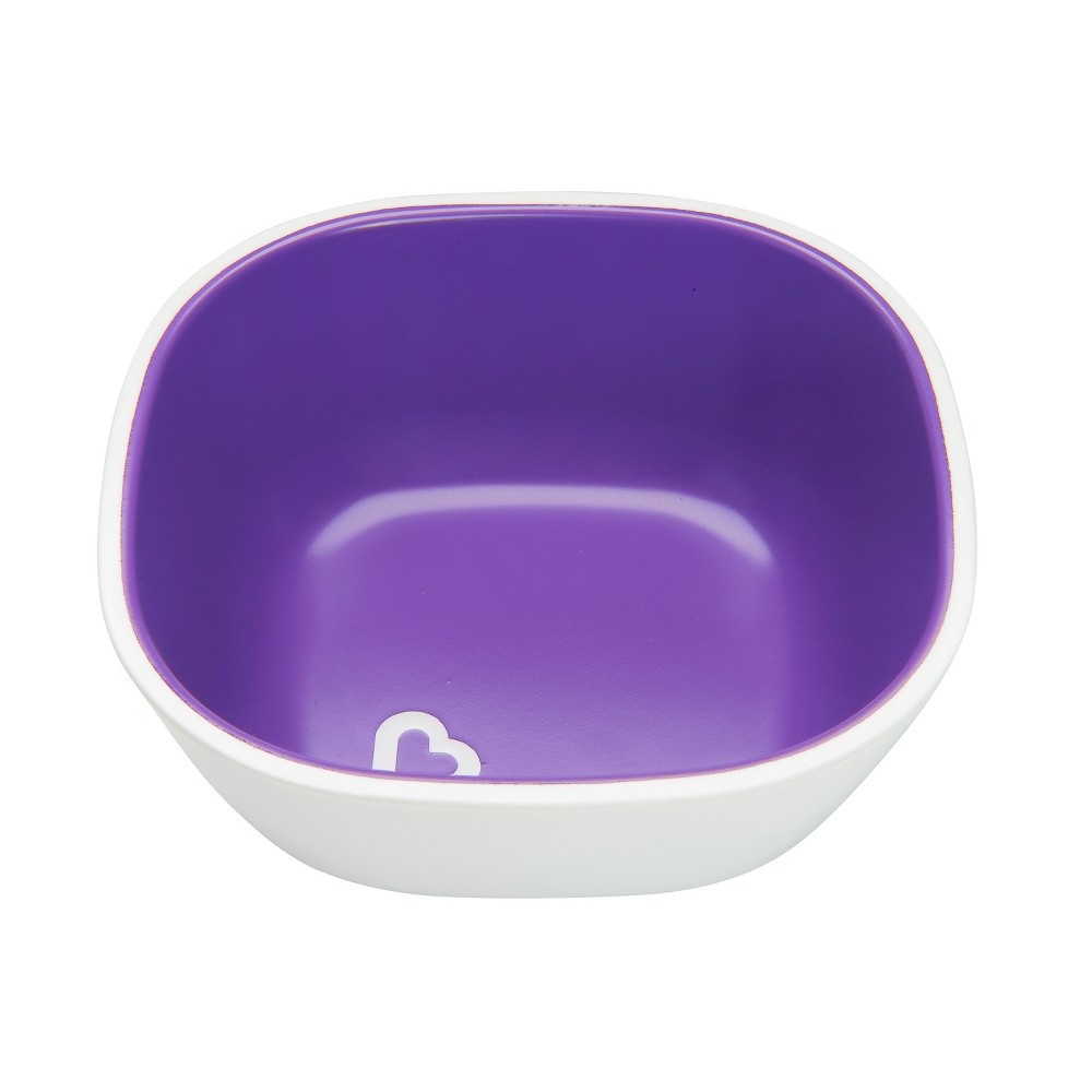 slide 3 of 3, Munchkin Splash Bowl - Purple, 1 ct