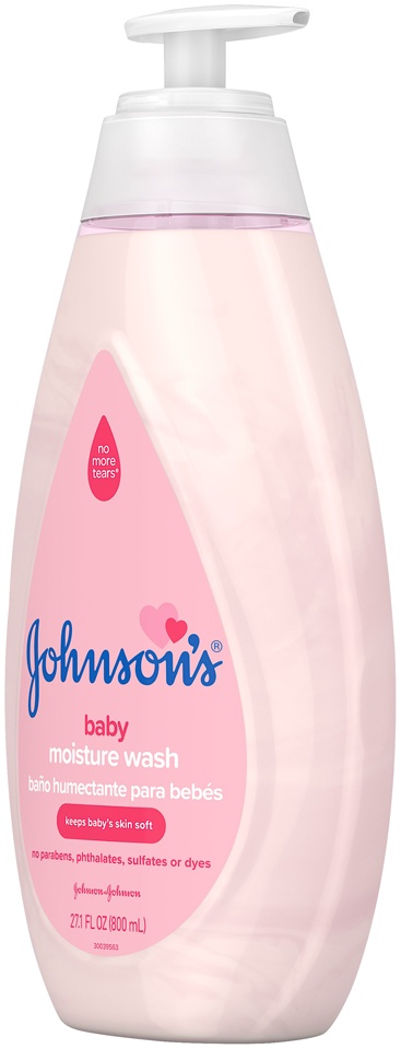 slide 3 of 6, Johnson's Skin Nourish Baby Wash, 27.1 oz