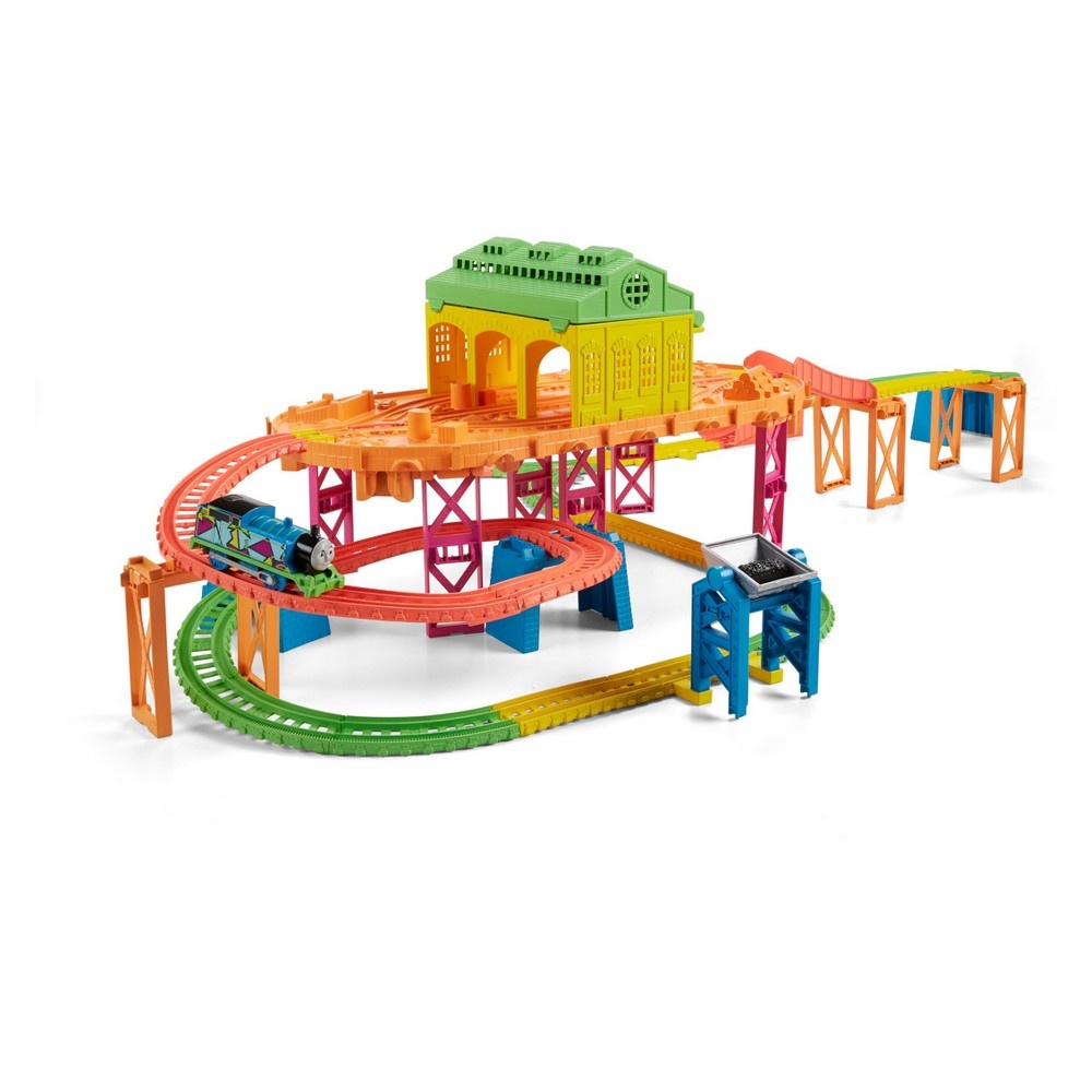 slide 10 of 10, Fisher-Price Thomas & Friends TrackMaster Hyper Glow Station, 1 ct