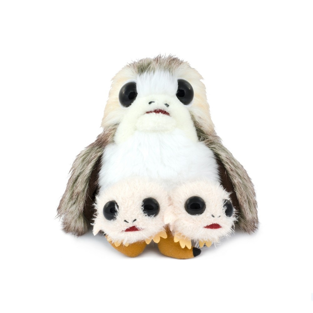 slide 3 of 4, Star Wars Porg and Porglets Plush, 1 ct