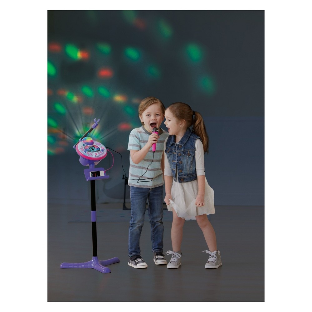 slide 3 of 9, VTech Kidi Star Karaoke Machine - Pink/Purple, 1 ct