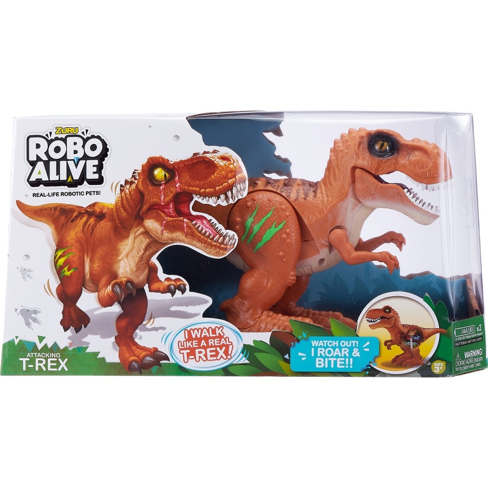 slide 2 of 7, ZURU Robo Alive T Rex Dinosaur Toy, 1 ct