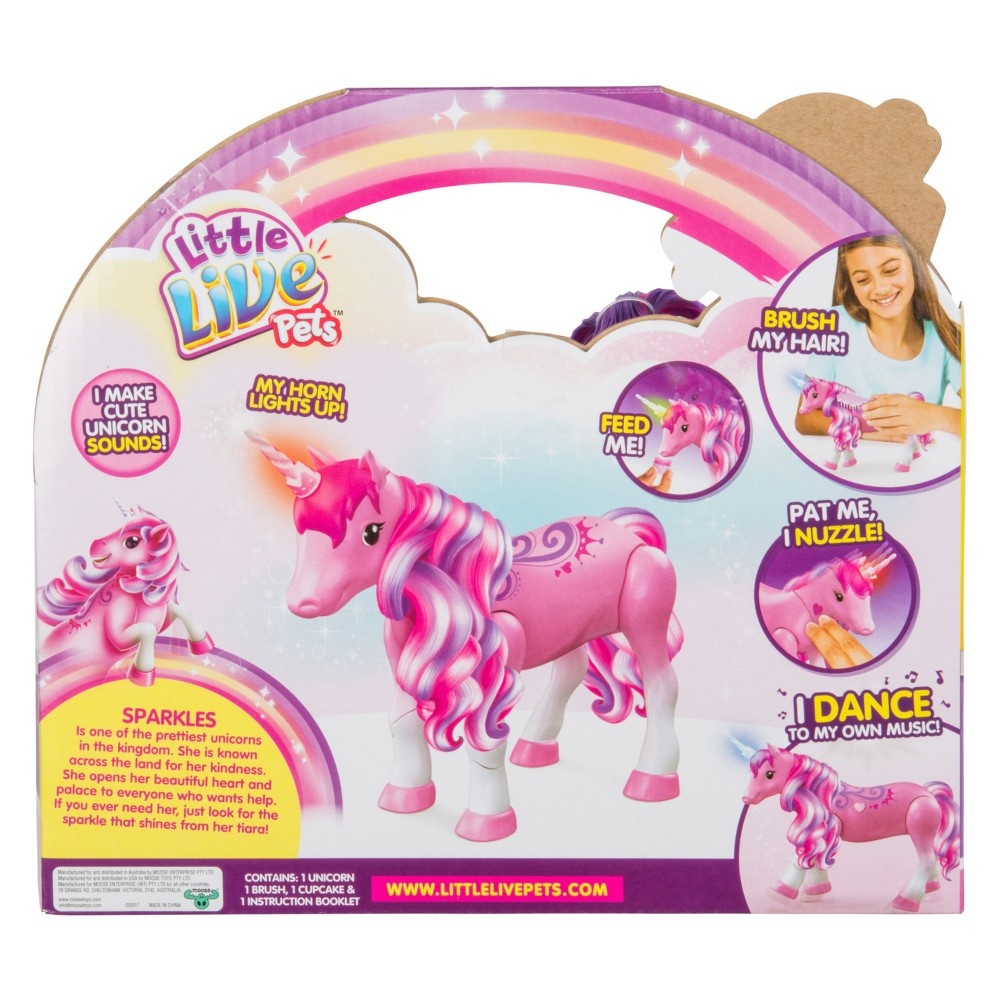 slide 4 of 9, Live Little Pets Sparkles My Dancing Unicorn Toy, 1 ct