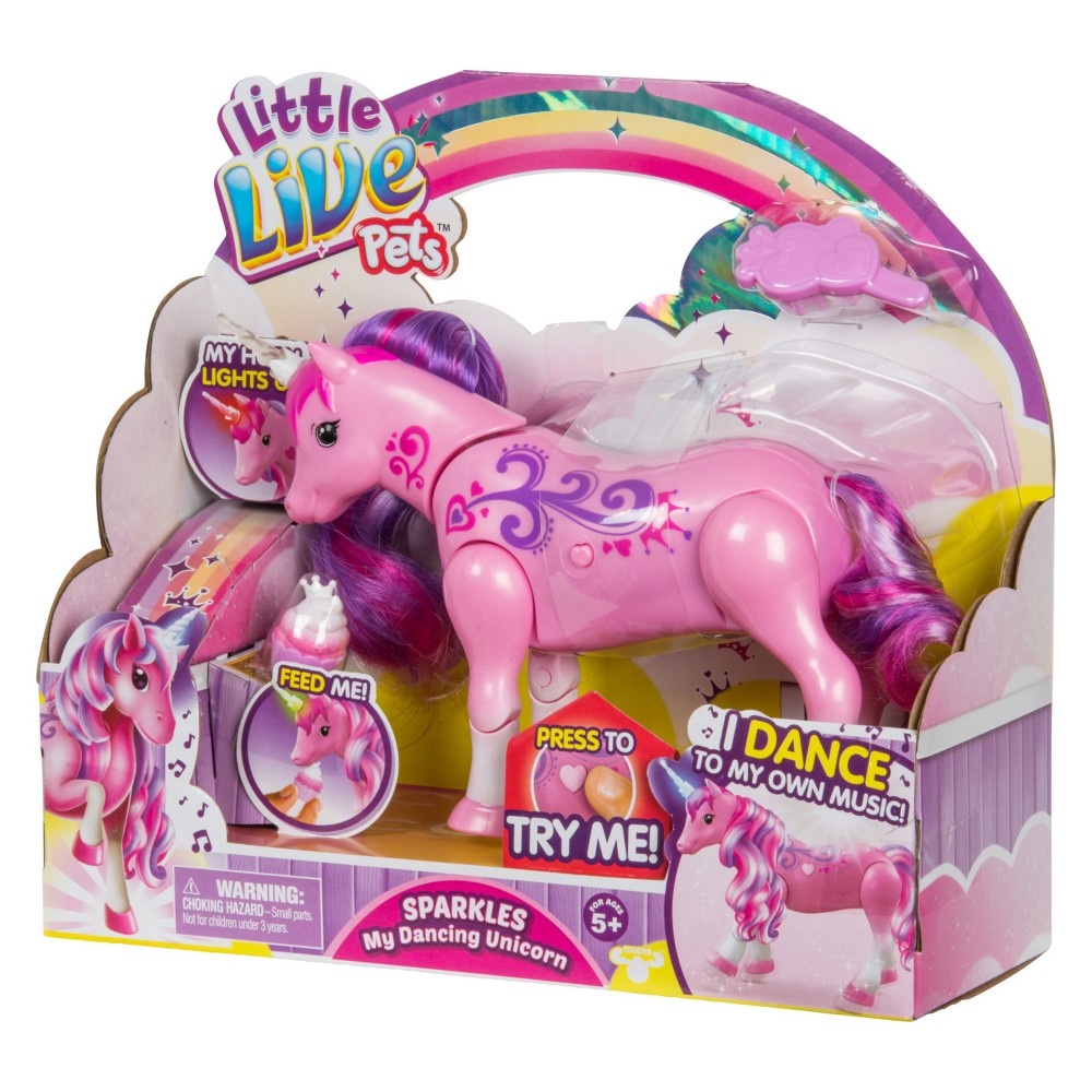 slide 9 of 9, Live Little Pets Sparkles My Dancing Unicorn Toy, 1 ct