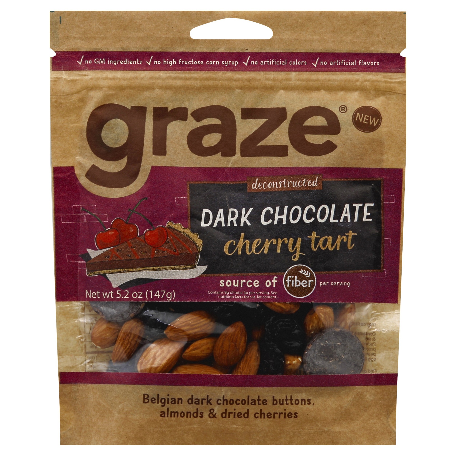 slide 1 of 1, graze Snack Mix - Dark Chocolate Cherry Tart, 5.2 oz