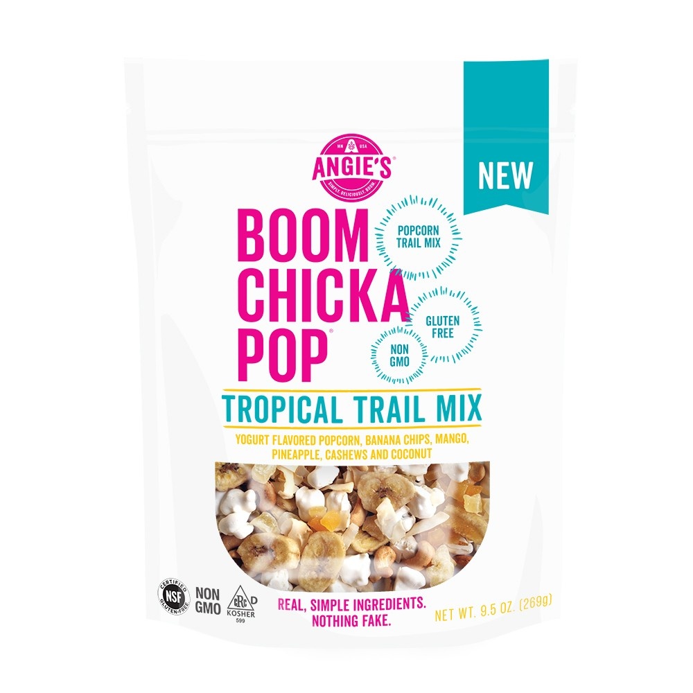 slide 1 of 2, Angie's Boom Chicka Pop Tropical Trail Mix, 9.5 oz