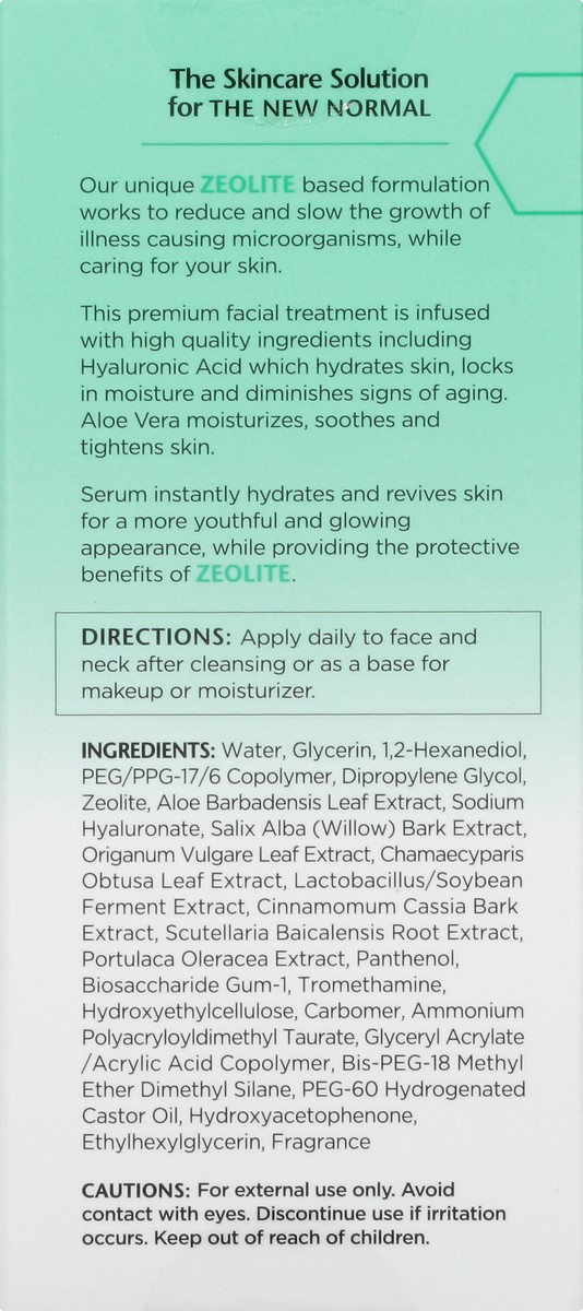 slide 6 of 9, Fortify+ Zeolite+ Hyaluronic & Aloe Moisturizing + Reviving Facial Serum 50 ml, 50 ml