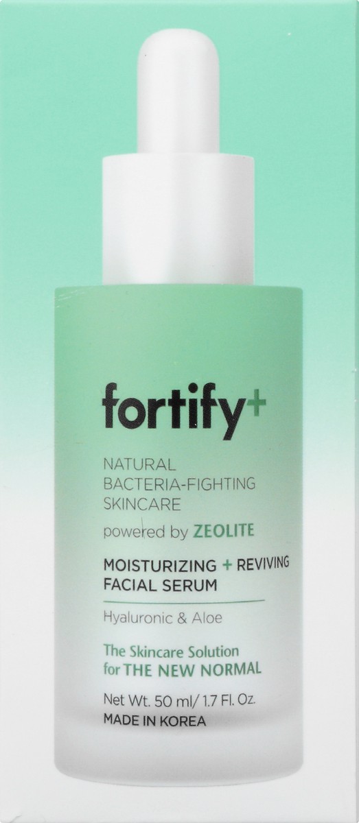 slide 9 of 9, Fortify+ Zeolite+ Hyaluronic & Aloe Moisturizing + Reviving Facial Serum 50 ml, 50 ml