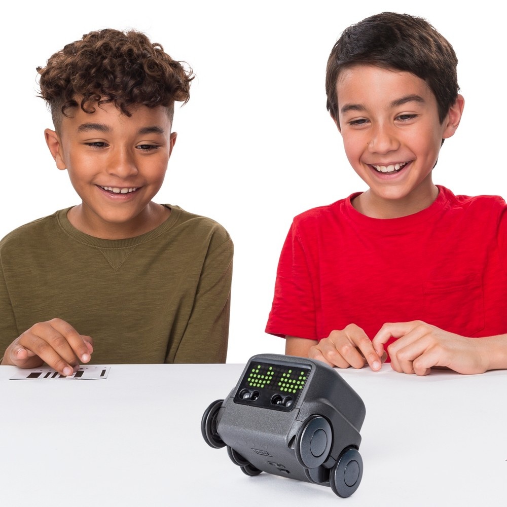 slide 7 of 8, Boxer Interactive A.I. Robot Toy Black with Personality and Emotions, 1 ct