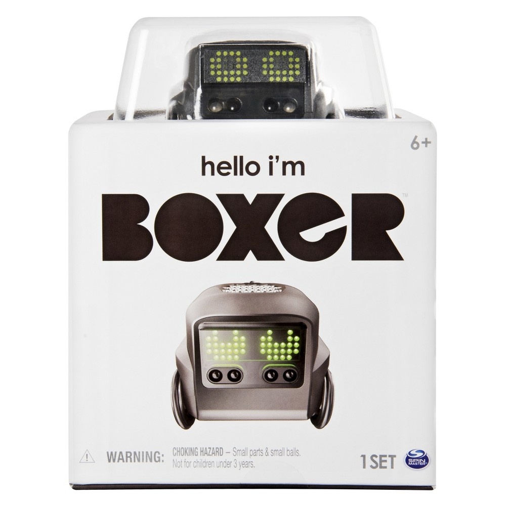 slide 8 of 8, Boxer Interactive A.I. Robot Toy Black with Personality and Emotions, 1 ct