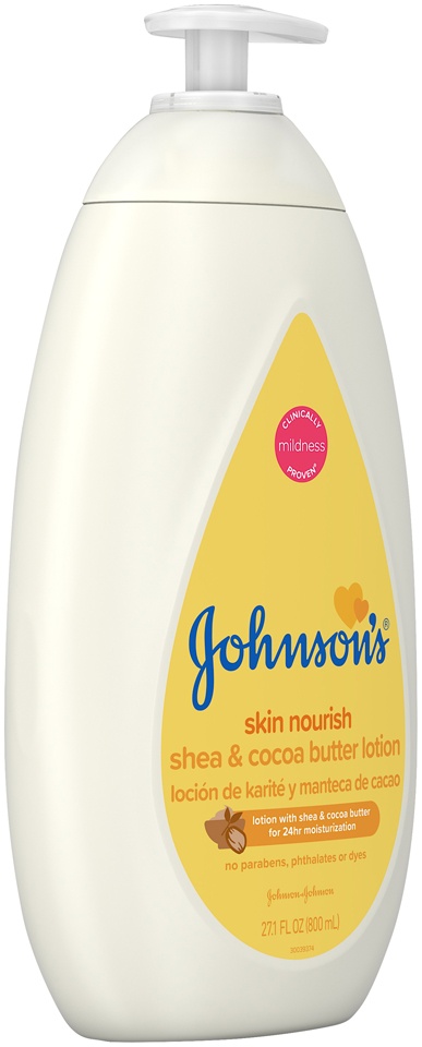 slide 2 of 6, Johnson's Skin Nourish Shea & Cocoa Butter Lotion, 27.1 oz