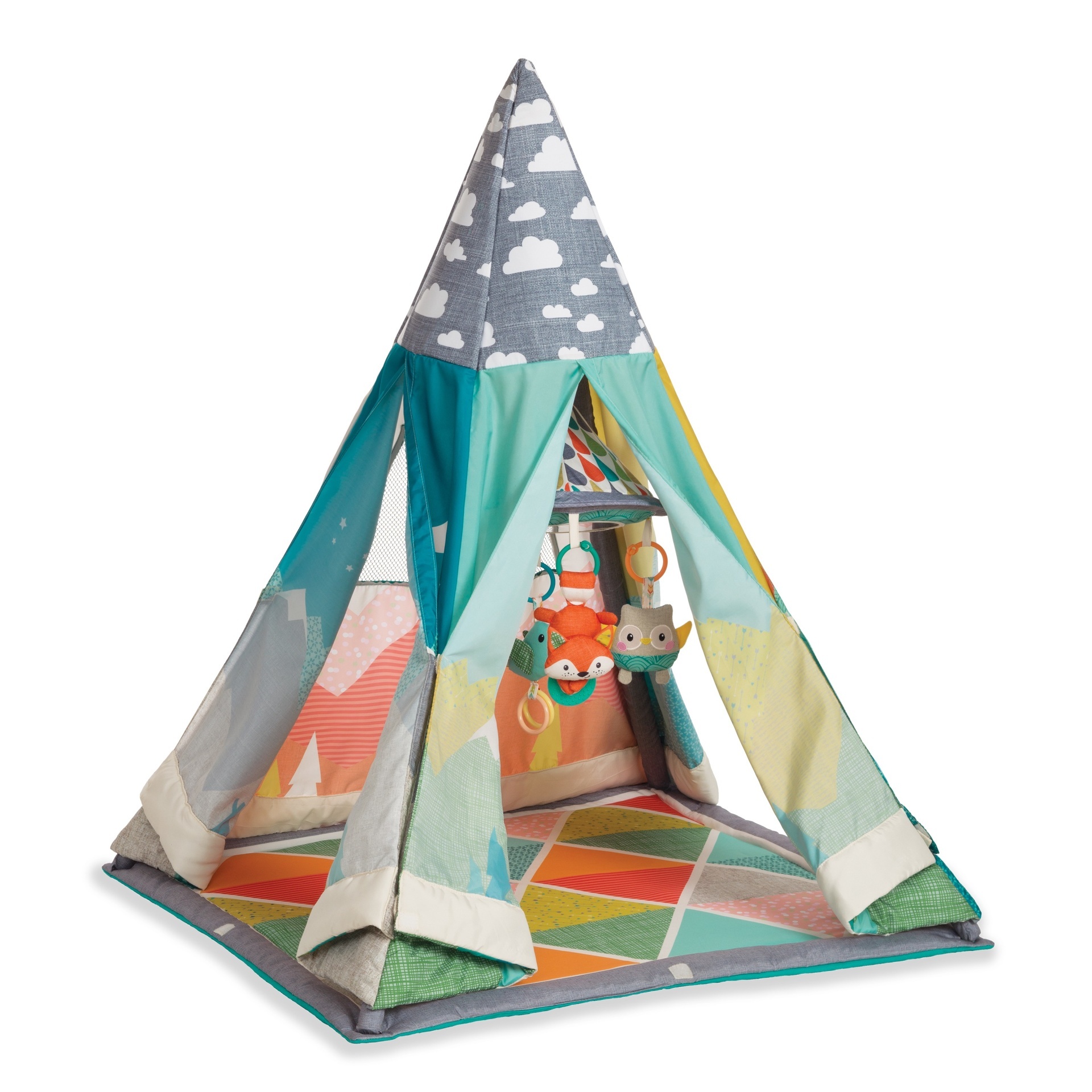 slide 1 of 10, Infantino Go Gaga Infant To Toddler Play Gym & Fun Teepee, 1 ct