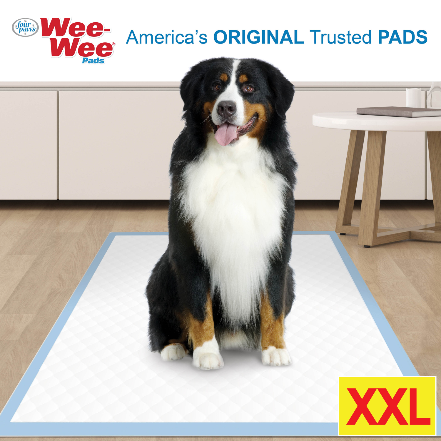 slide 4 of 5, Four Paws Wee-Wee Gigantic Dog Training Pads Gigantic, 18 ct