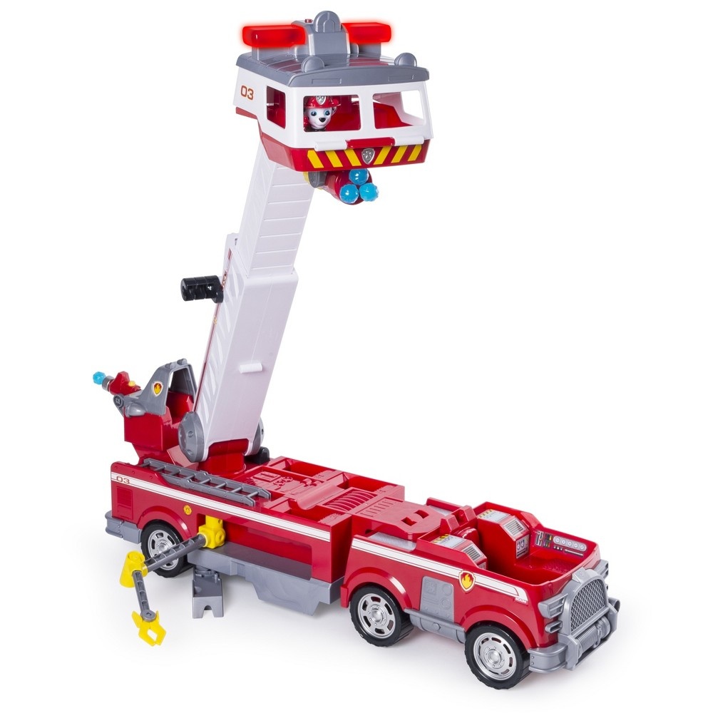 slide 3 of 8, PAW Patrol Ultimate Rescue Fire Truck with Extendable Tall Ladder, 1 ct