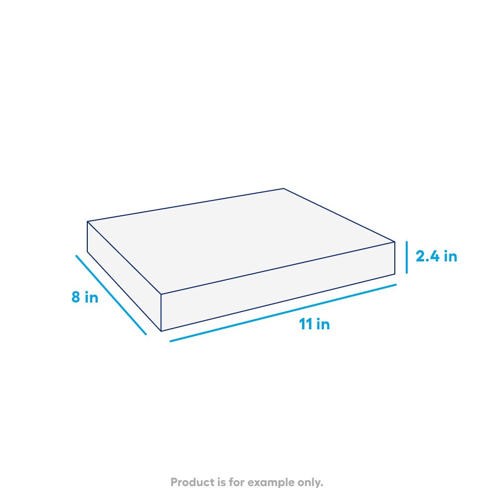 slide 2 of 6, 13-in L x 11-in W x 2-in H Rectangle Buff/charcoal Concrete Patio stone, 1 ct