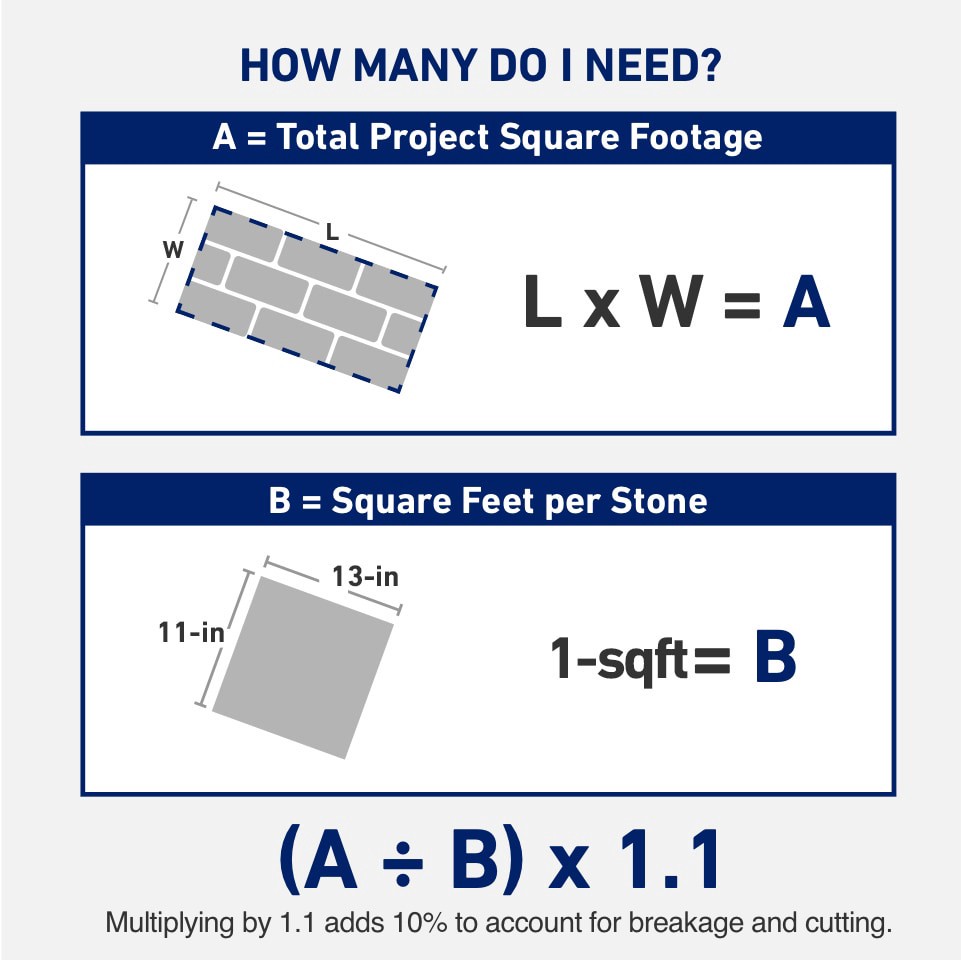 slide 3 of 6, 13-in L x 11-in W x 2-in H Rectangle Buff/charcoal Concrete Patio stone, 1 ct