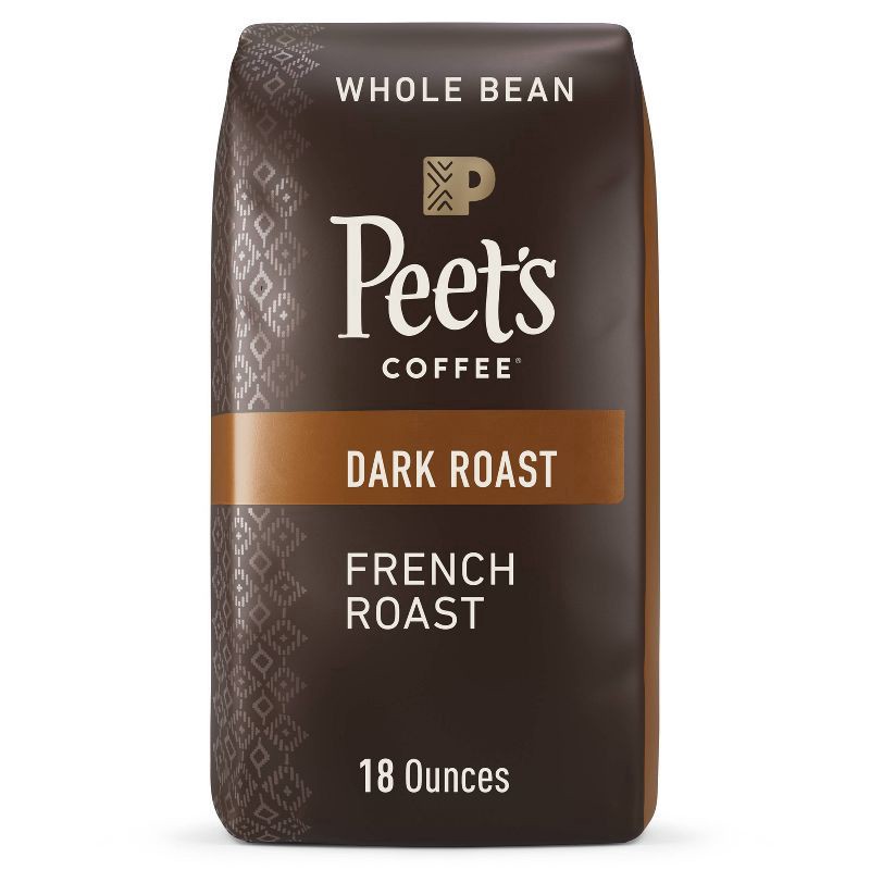 slide 1 of 3, Peet's Coffee Peet's French Roast Whole Bean Dark Roast Coffee- 18 oz, 18 oz