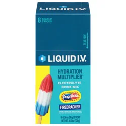 Liquid I.V. Hydration Multiplier Electrolyte Drink Mix, , Firecracker Popsicle- 8 ct