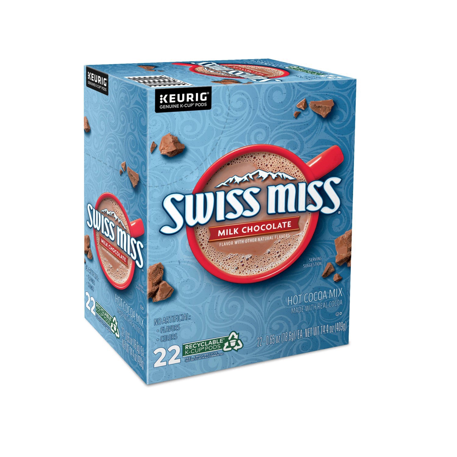 slide 46 of 50, Swiss Miss Milk Chocolate Hot Cocoa, Keurig Single-Serve K-Cup Pods, 22 Count, 22 ct