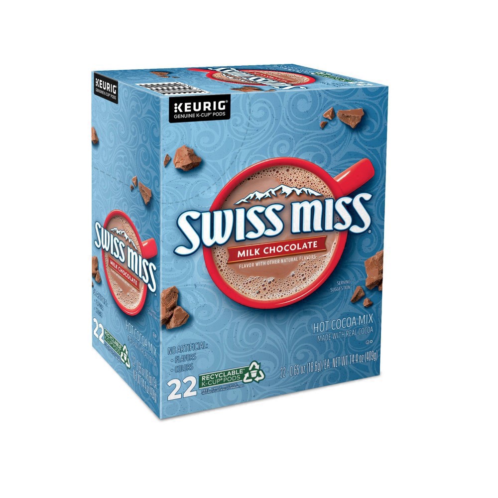 slide 8 of 50, Swiss Miss Milk Chocolate Hot Cocoa, Keurig Single-Serve K-Cup Pods, 22 Count, 22 ct