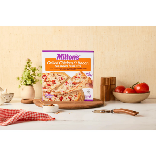 slide 3 of 9, Milton's Cauliflower Crust Pizza - Grilled Chicken & Bacon, 11oz, 11 oz