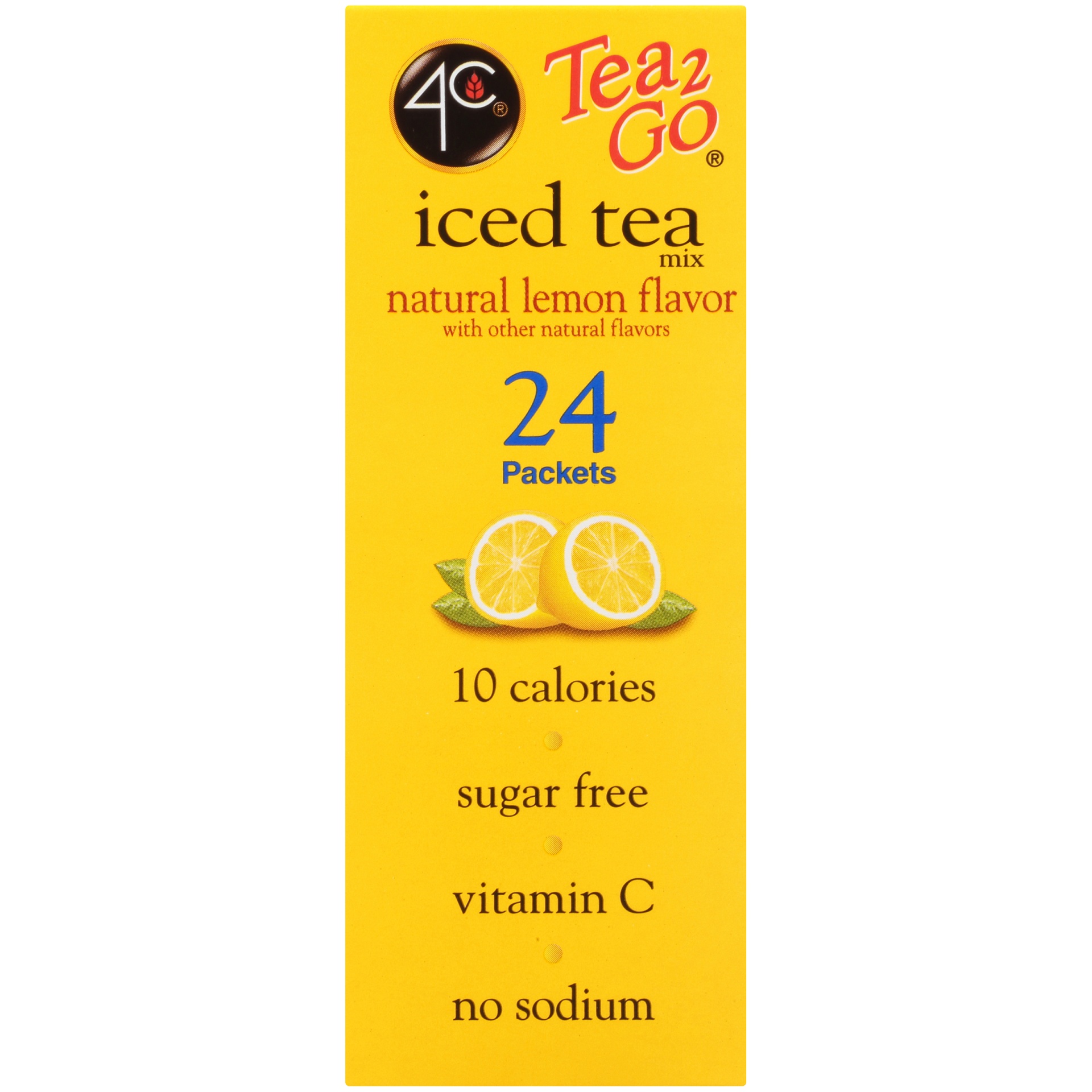 slide 4 of 8, 4C Lemon Iced Tea Mix, 24 ct