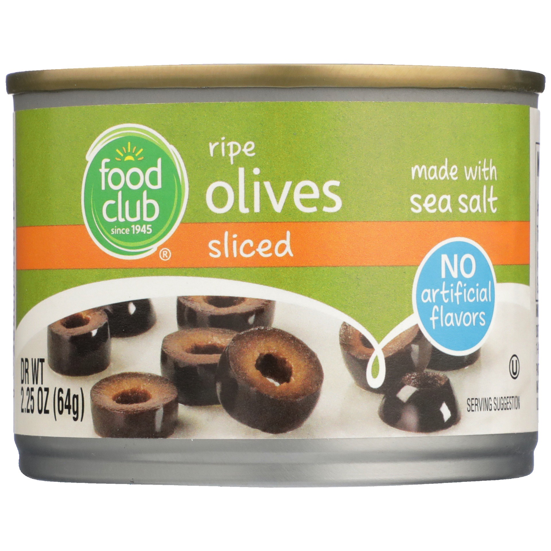 slide 1 of 6, Food Club Sliced Ripe Olives 2.25 oz, 2.25 oz