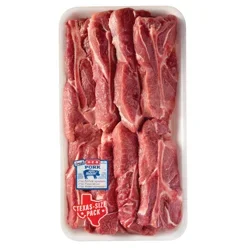 H-E-B Bone-in Country-Style Boston Butt Pork Ribs - Texas-Size Pack